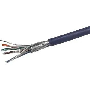 Weltron Cat 6 STP 550 MHz Solid Shielded Plenum CMP Network Cable – 1000 Feet
