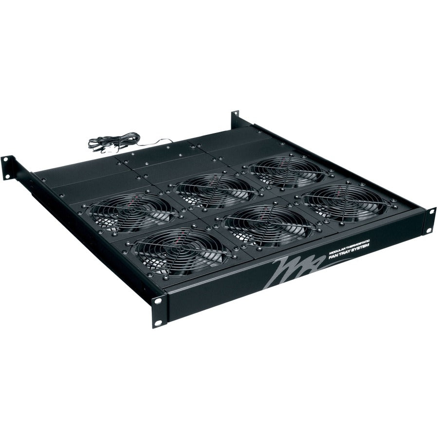 Middle Atlantic IFTA-6 Adjustable 1U Fan Tray with Six 220V/230V Cooling Fans