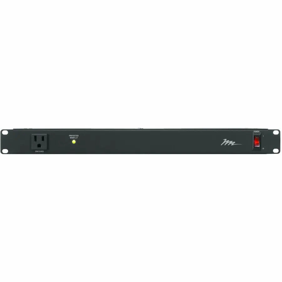 Legrand Group Middle Atlantic PWR-9-RP Essex Horizontal Rack Mounted Power Distribution Unit (9 Outlets, 15 Amp)