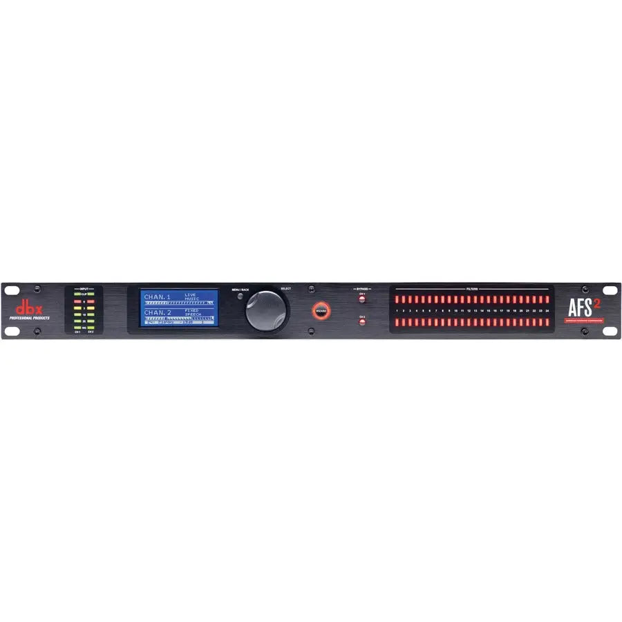 dbx AFS2 Advanced Feedback Suppression Processor with Full LCD Display
