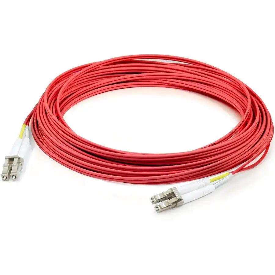 AddOn 3m LC to LC Red OM1 Duplex Fiber Optic Patch Cable - High-Speed Network Connection by AddOn