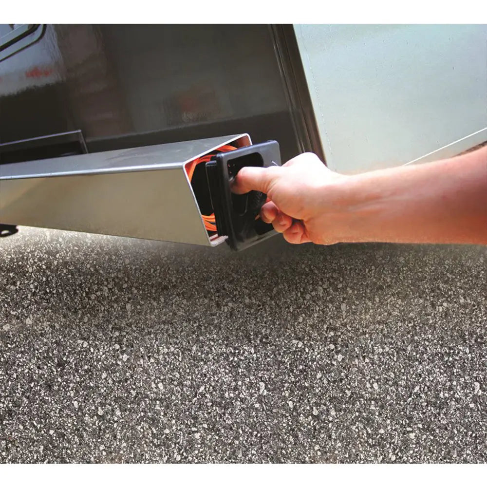 Camco Bumper Cap with Insect Screen - 2-Pack for 4-inch RV Bumpers