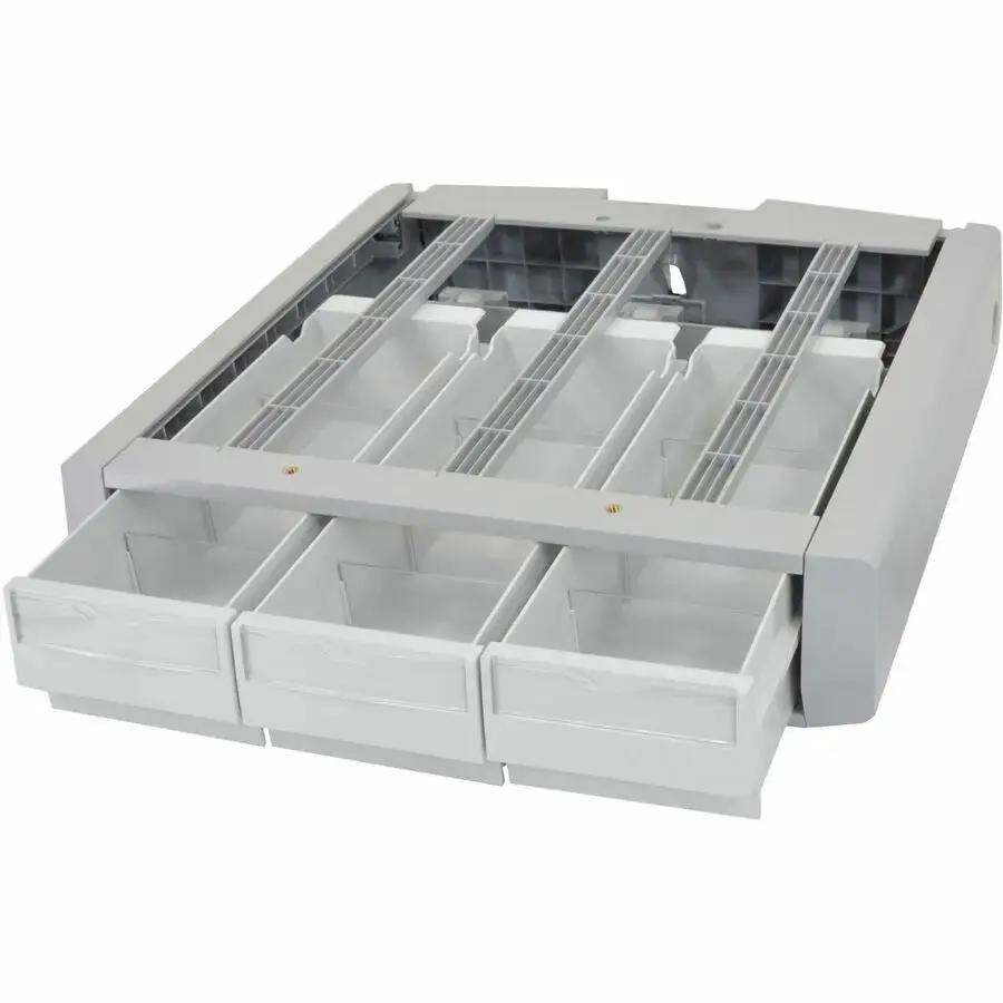 Ergotron SV Triple Supplemental Storage Drawer - White with Key-Lock Security by Ergotron, Inc