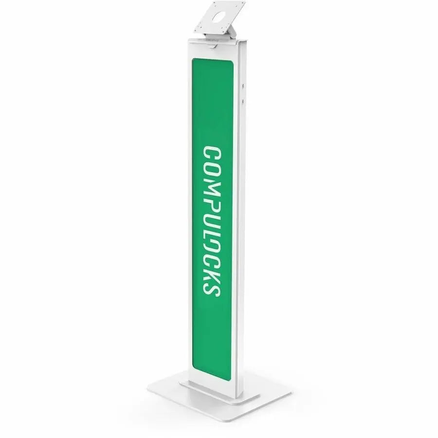 Compulocks VESA Brandable Floor Stand White with Tiltable Display and Floor Mounting