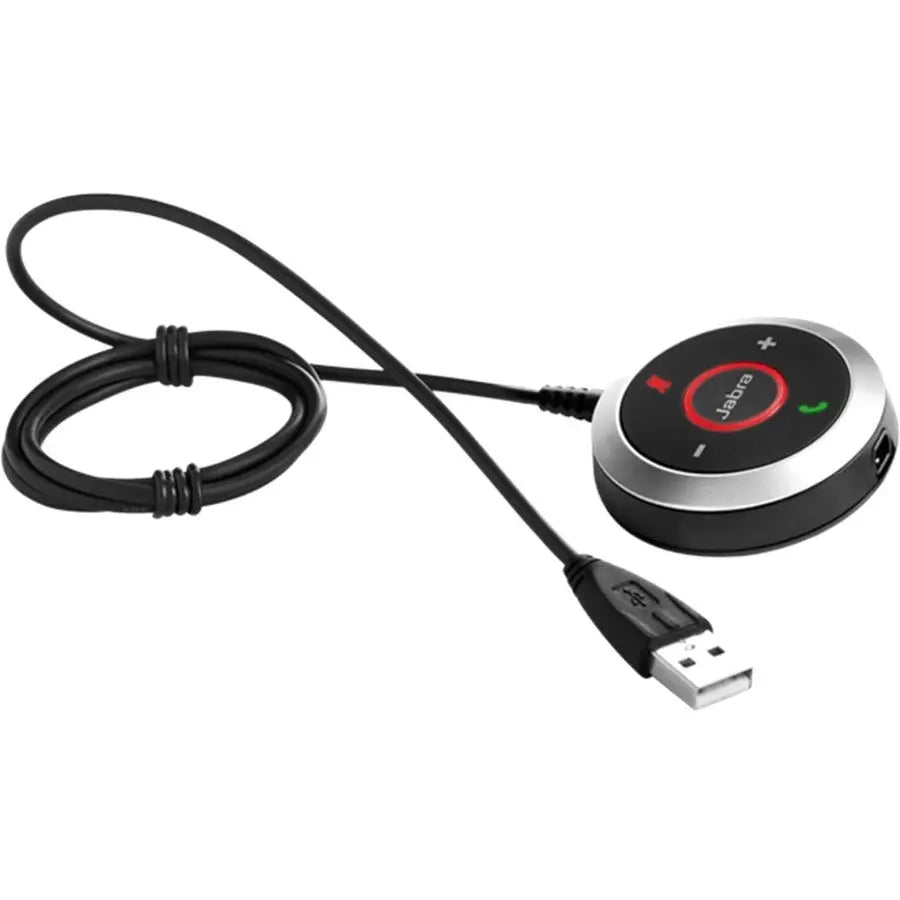 Jabra EVOLVE Link MS for Evolve Headsets with USB Cable – Noise Canceling Microphone and Remote Call Control