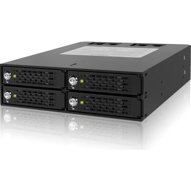 ICY DOCK ToughArmor MB994SK-1B Metal 4-Bay Drive Enclosure for SAS/SATA SSDs and HDDs