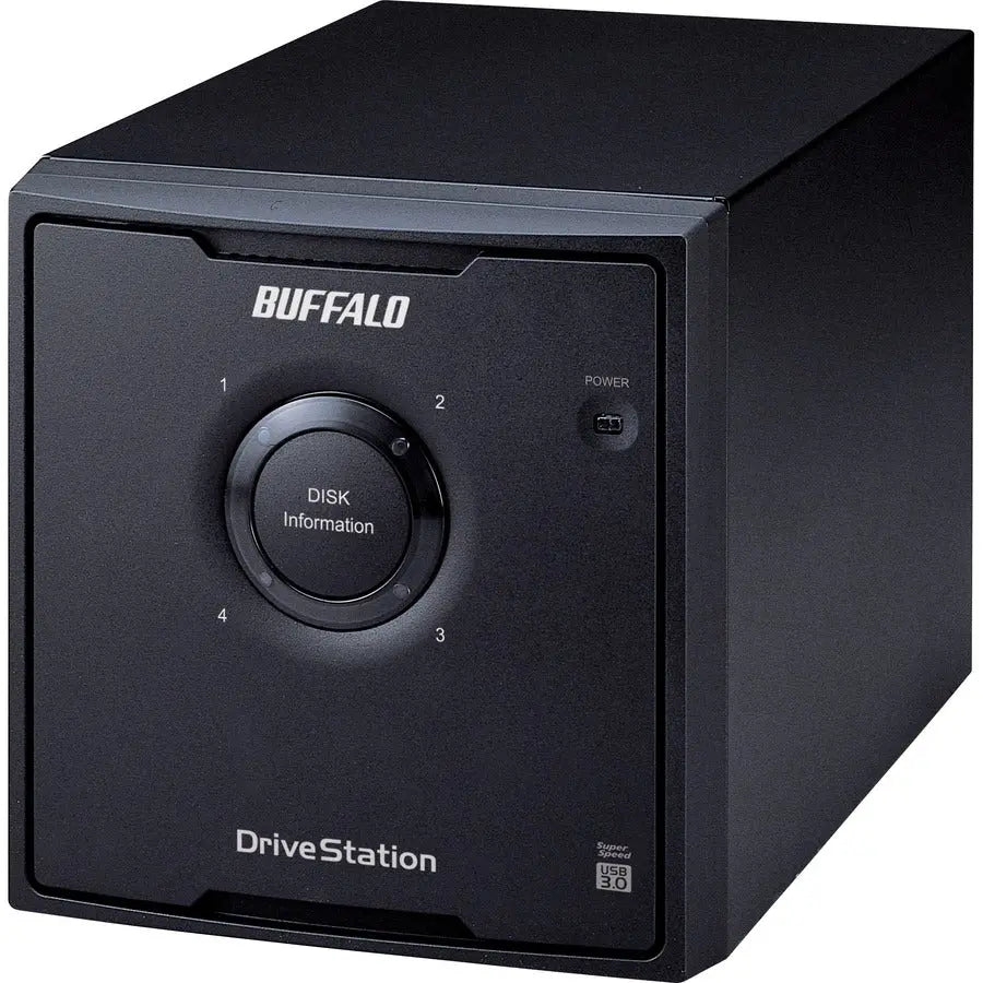Buffalo DriveStation Quad HD-QH24TU3R5 USB 3.0 4-Bay External RAID Storage System with 24TB Capacity