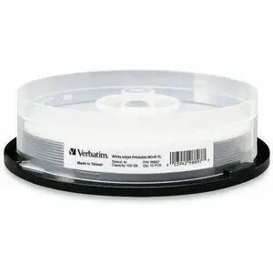 Verbatim BDXL 100GB 4X White Inkjet Printable Blu-ray Discs (10 Pack)