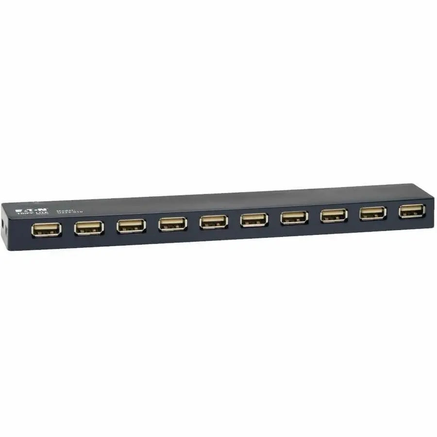 Eaton Tripp Lite Series 10-Port USB 2.0 Hub, Black