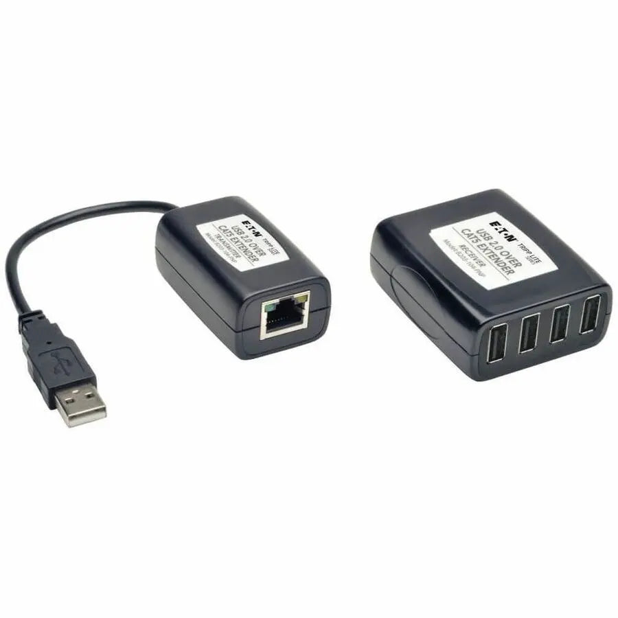 Eaton Corporation Tripp Lite B203-104-PNP 4-Port USB 2.0 Extender Kit with Cat5/Cat6 Support