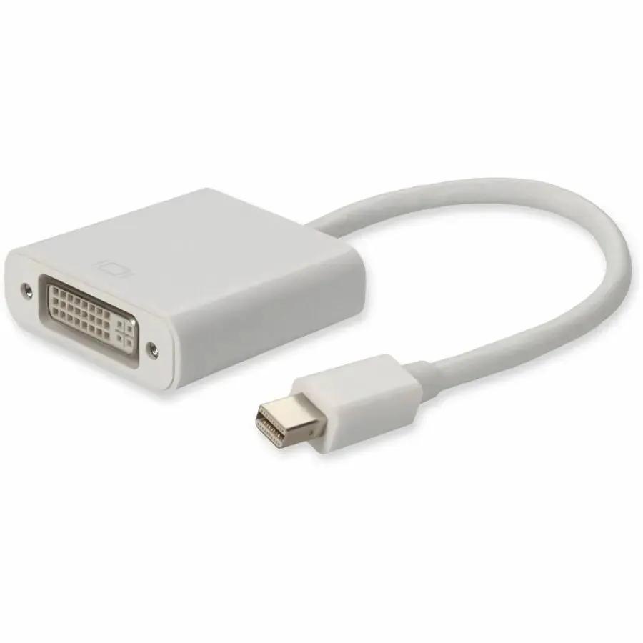 AddOn 5-Pack 8-Inch Mini-DisplayPort Male to DVI-I Female Adapter Cables by ADDON
