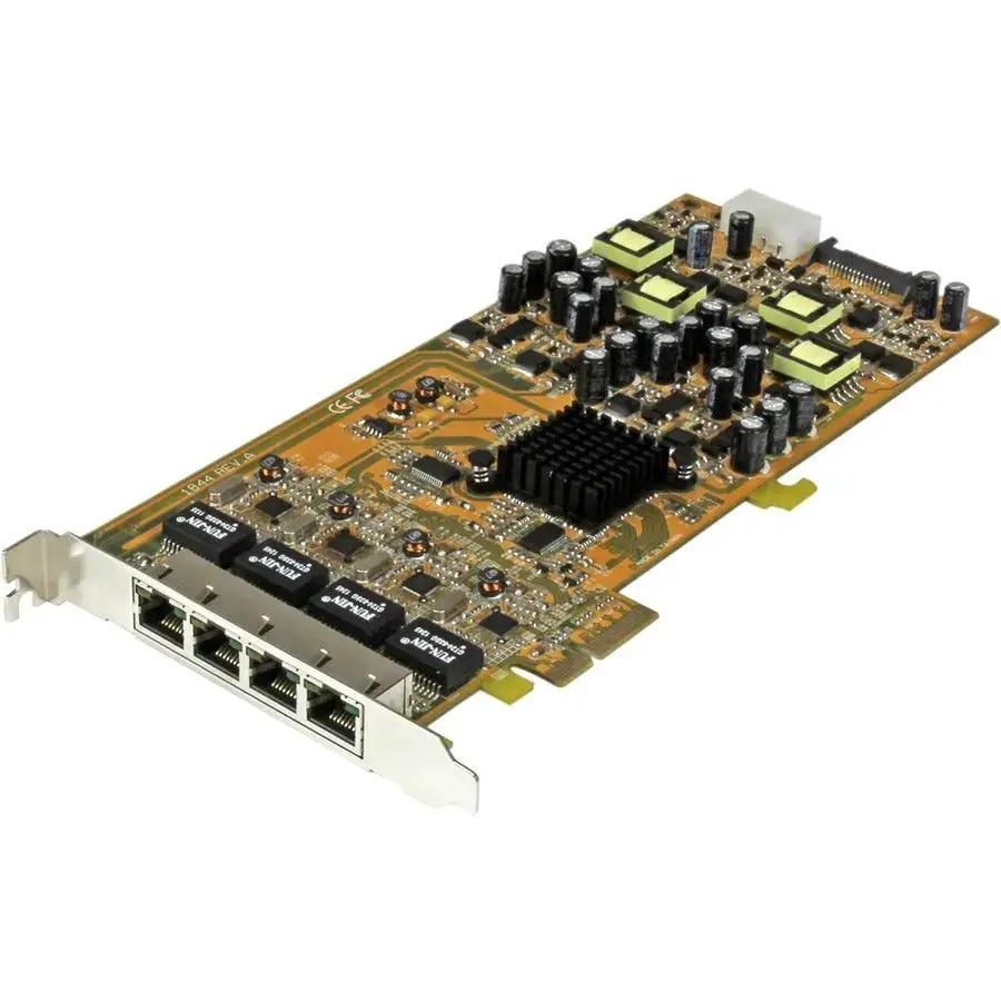 StarTech.com ST4000PEXPSE 4 Port Gigabit Power over Ethernet PCIe Network Card by StarTech.com