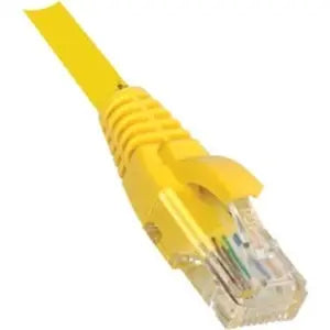 Weltron Cat.6a STP Patch Network Cable - Yellow, 7 ft, Reliable Ethernet Connection