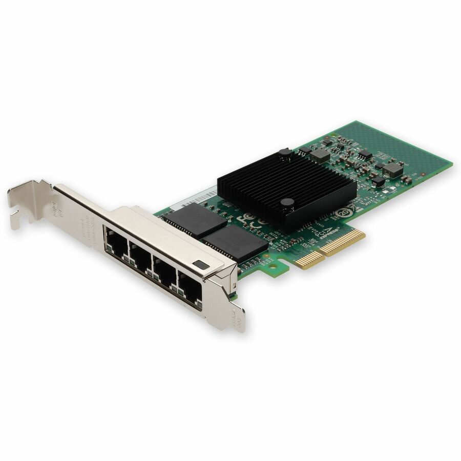 AddOn IBM 90Y9352 Comparable Gigabit Ethernet PCIe 2.0 x4 Network Interface Card with Quad RJ-45 Ports