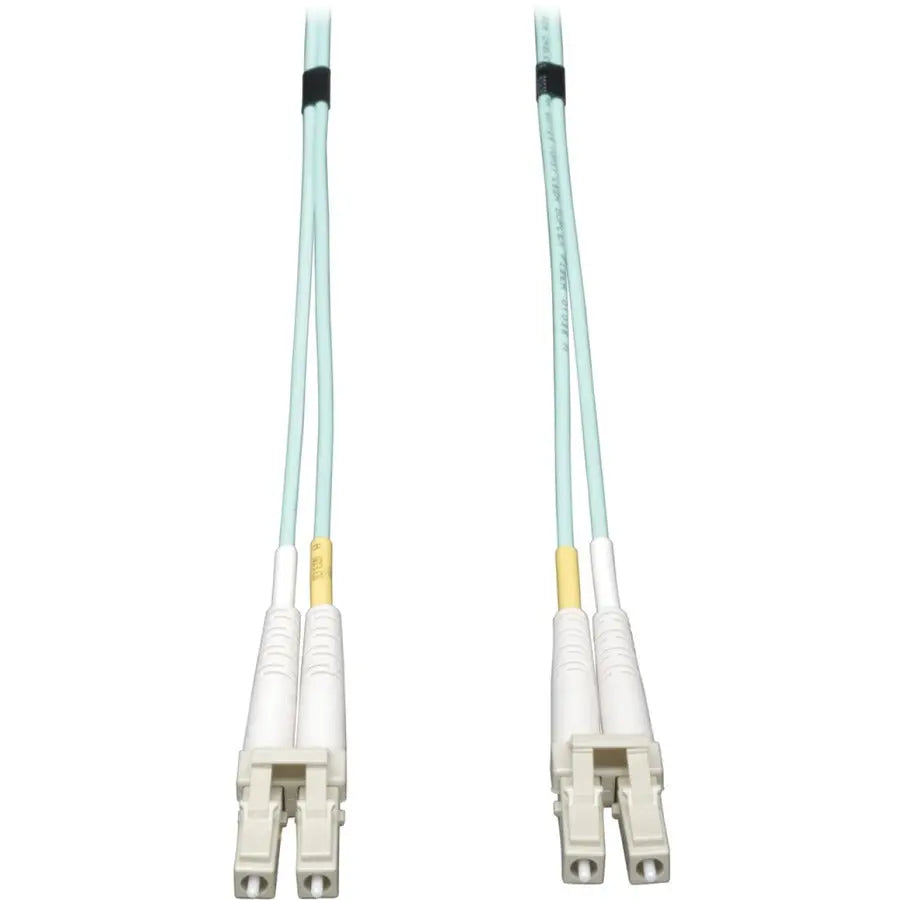 Eaton Tripp Lite Series 10Gb Duplex OM3 Aqua Fiber Optic Patch Cable, 13 ft. (Part Number: N820-04M) by Eaton Corporation