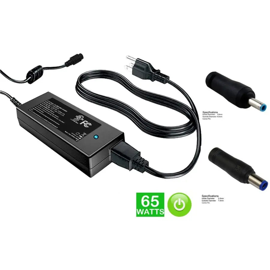 Battery Technology Inc. 65W 19V AC Adapter for HP Notebooks and Devices