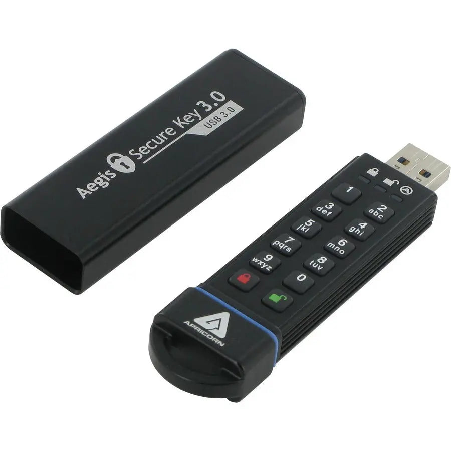 Apricorn Aegis Secure Key 3.0 120GB USB 3.1 Encrypted Flash Drive with IP68 Rugged Design