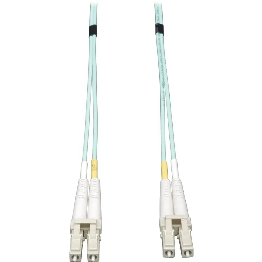 Eaton Corporation Tripp Lite N820-20N 0.5M Aqua OM3 Duplex Multimode Fiber Patch Cable with LC/LC Connectors