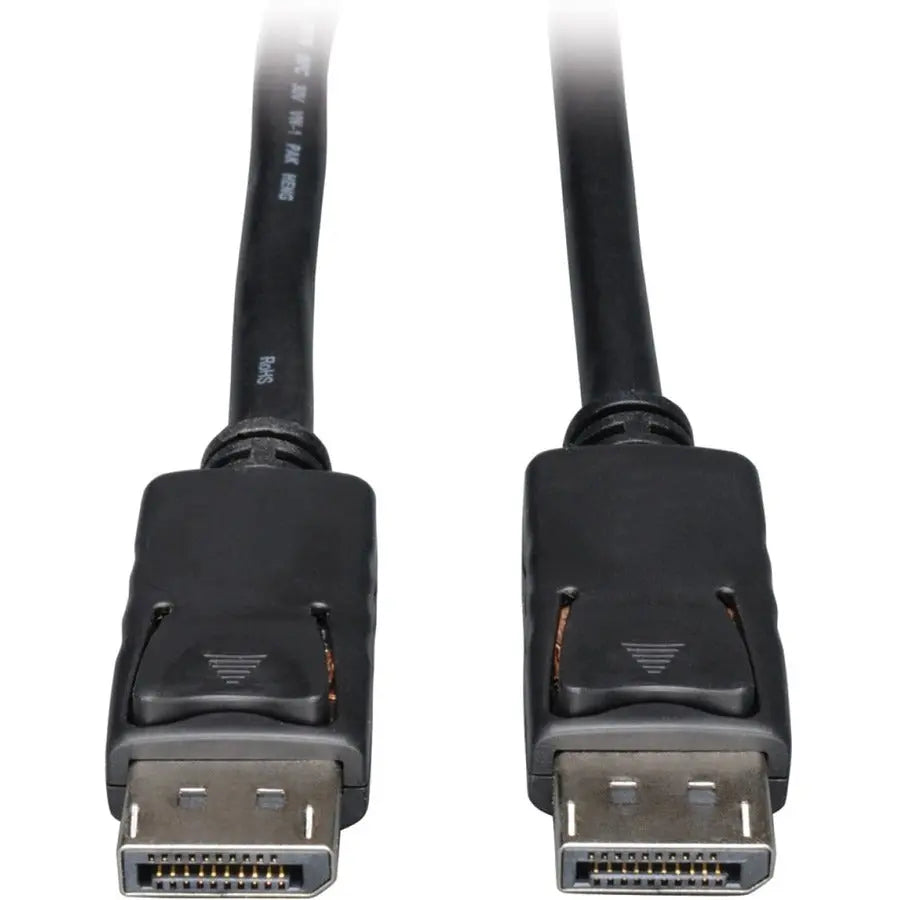 Eaton Tripp Lite Series DisplayPort Cable with Latches - 1 ft, 4K UHD Support, Black