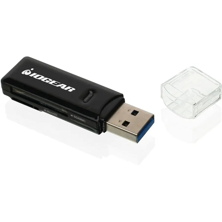 IOGEAR Compact USB 3.0 SDXC and MicroSDXC Card Reader/Writer - Supports Up to 128GB