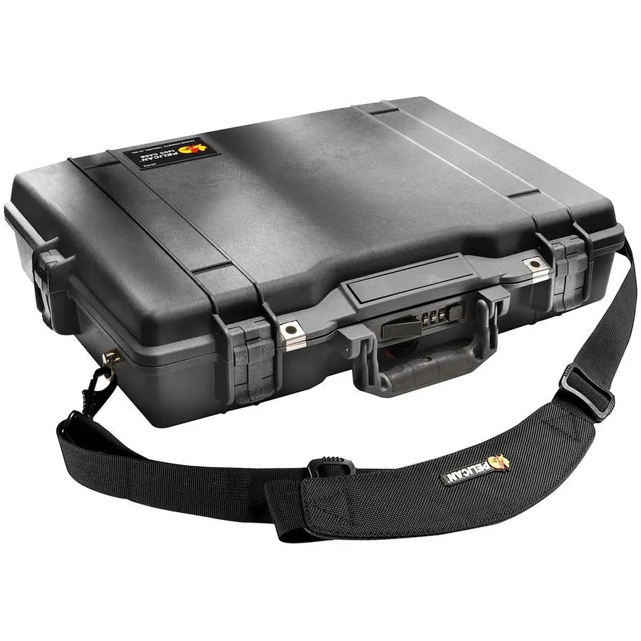 Pelican 17" Notebook Hard Case with Stainless Steel Body and Customizable Nameplate