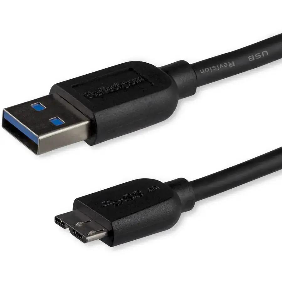 StarTech.com 3m (10ft) Slim SuperSpeed USB 3.0 A to Micro B Cable - M/M by StarTech.com