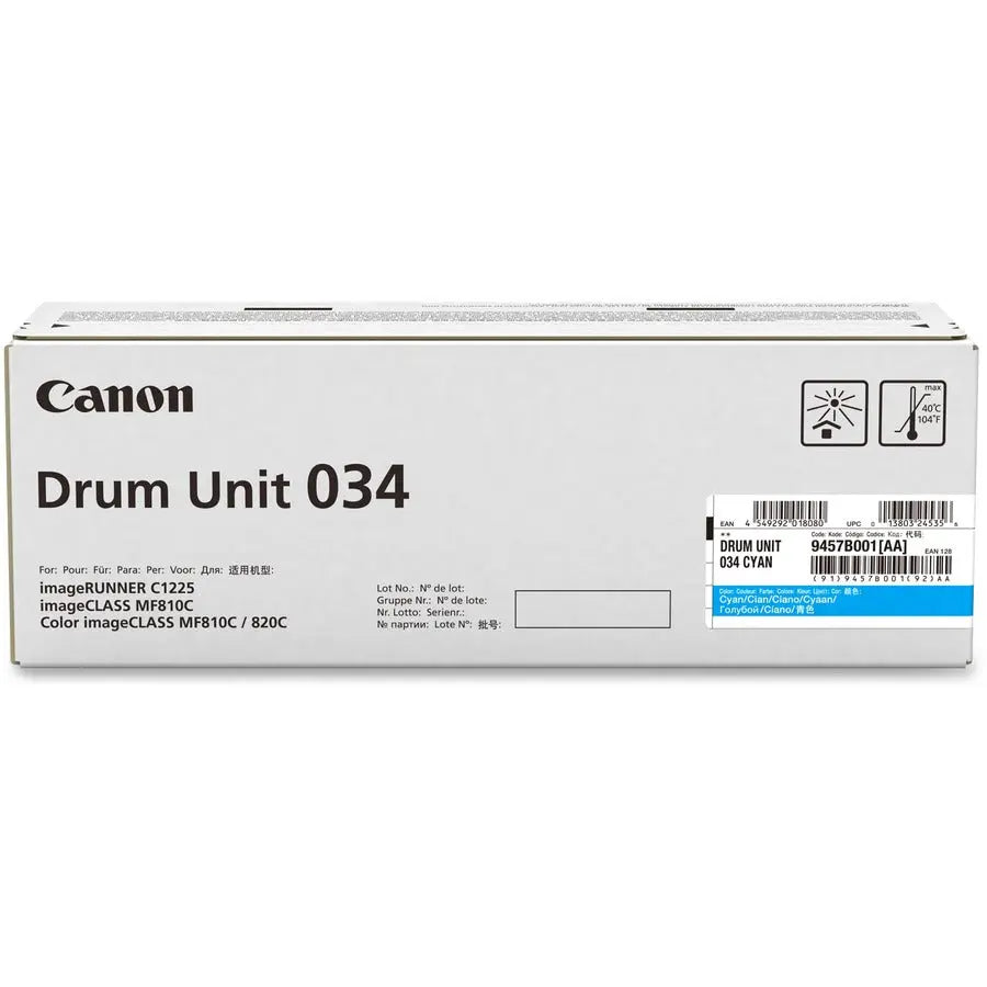 Canon 034 Imaging Drum for Canon imageCLASS and MF Series Printers