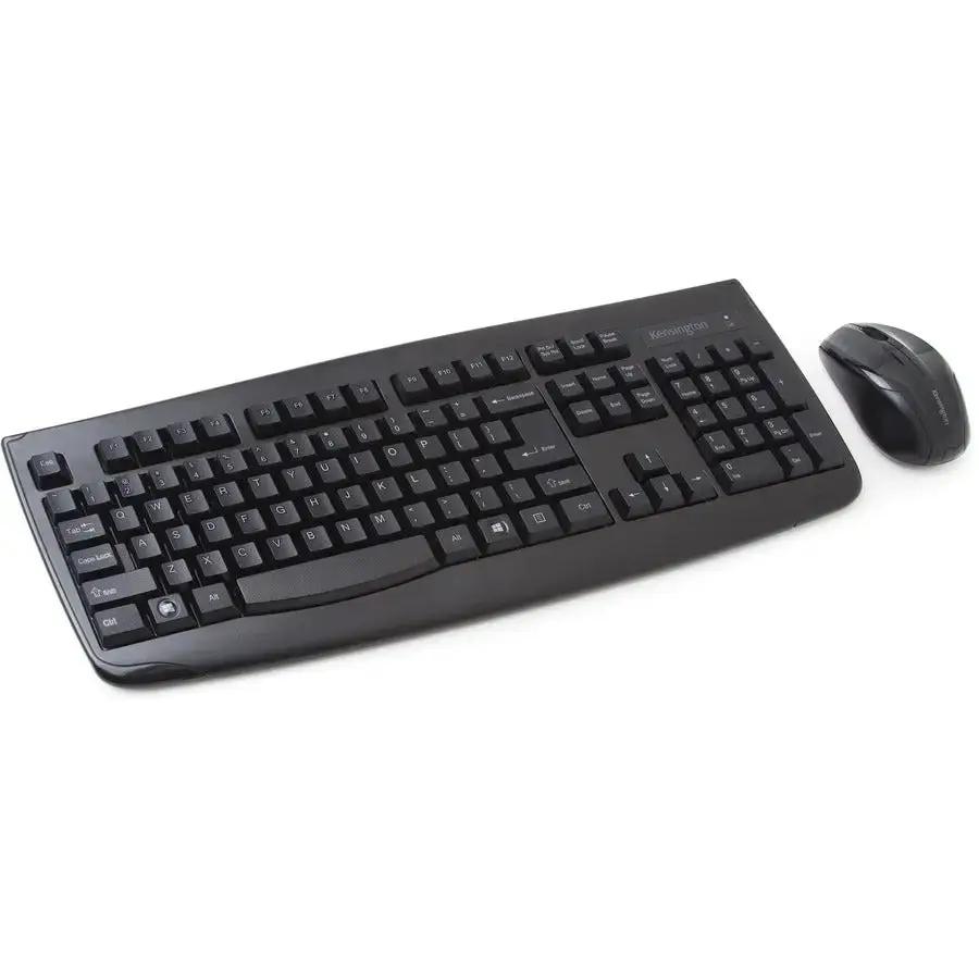 Kensington Pro Fit Wireless Desktop Set - Black with Spill-Proof Keyboard and Ambidextrous Mouse by Kensington Computer Products Group