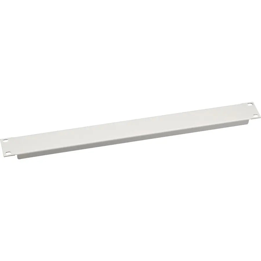 Black Box RMTW01 1U White Metal Rackmount Blanking Panel for 19-Inch Cabinets