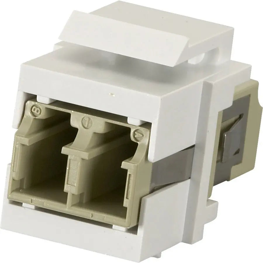 Black Box Keystone Snap Fitting - LC, White (Part Number: FMT357-R3)