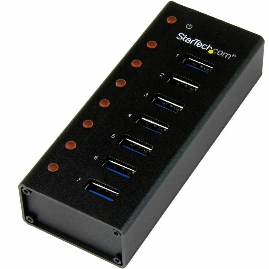 StarTech.com ST7300U3M 7-Port USB 3.0 Hub with Desktop and Wall-Mount Options by StarTech.com