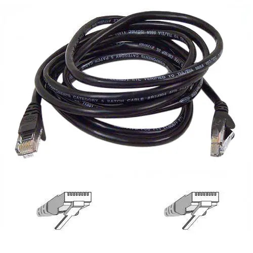 20FT CAT5E PATCH CABLE BLACK   CABL