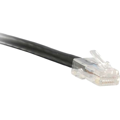 ENET Cat6 Network Cable 15 ft Black - High-Quality RJ45 to RJ45 Ethernet Patch Cable