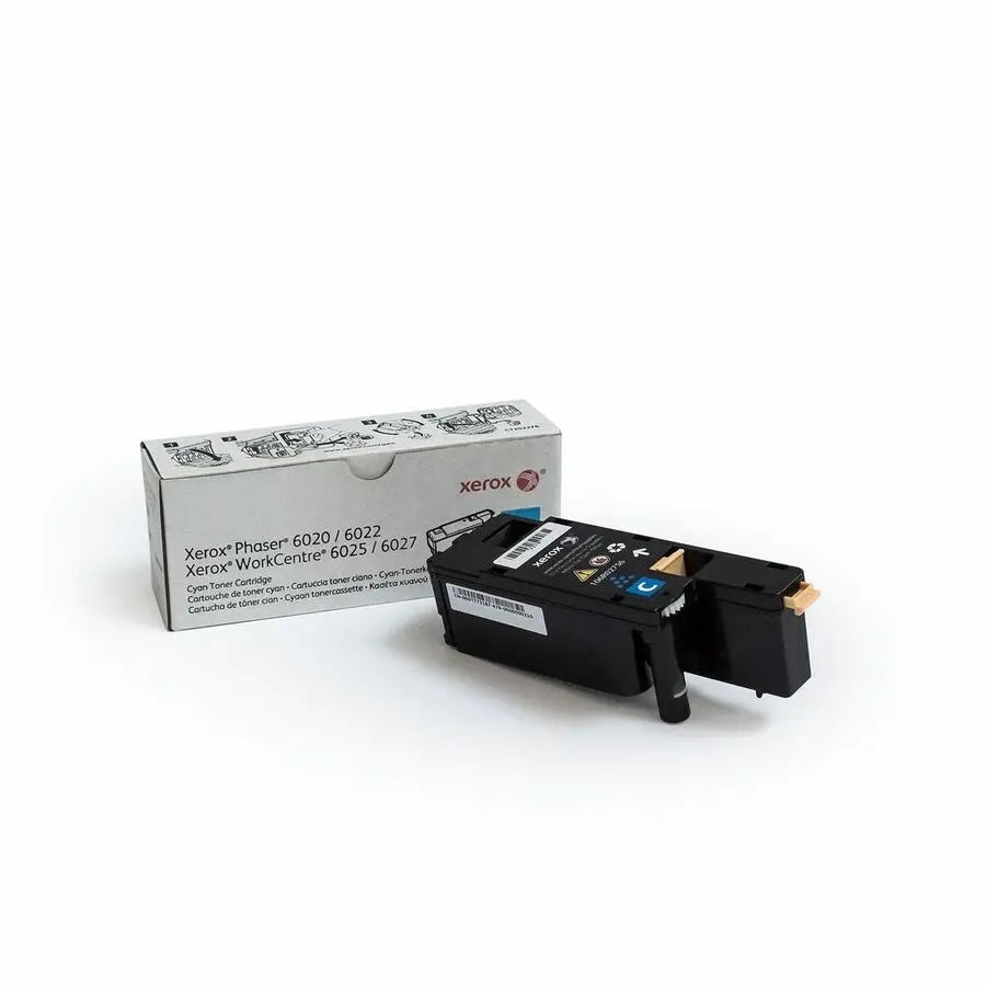 Xerox Phaser 6022/WorkCentre 6027 Cyan Toner Cartridge (106R02756) – Reliable High-Yield Replacement