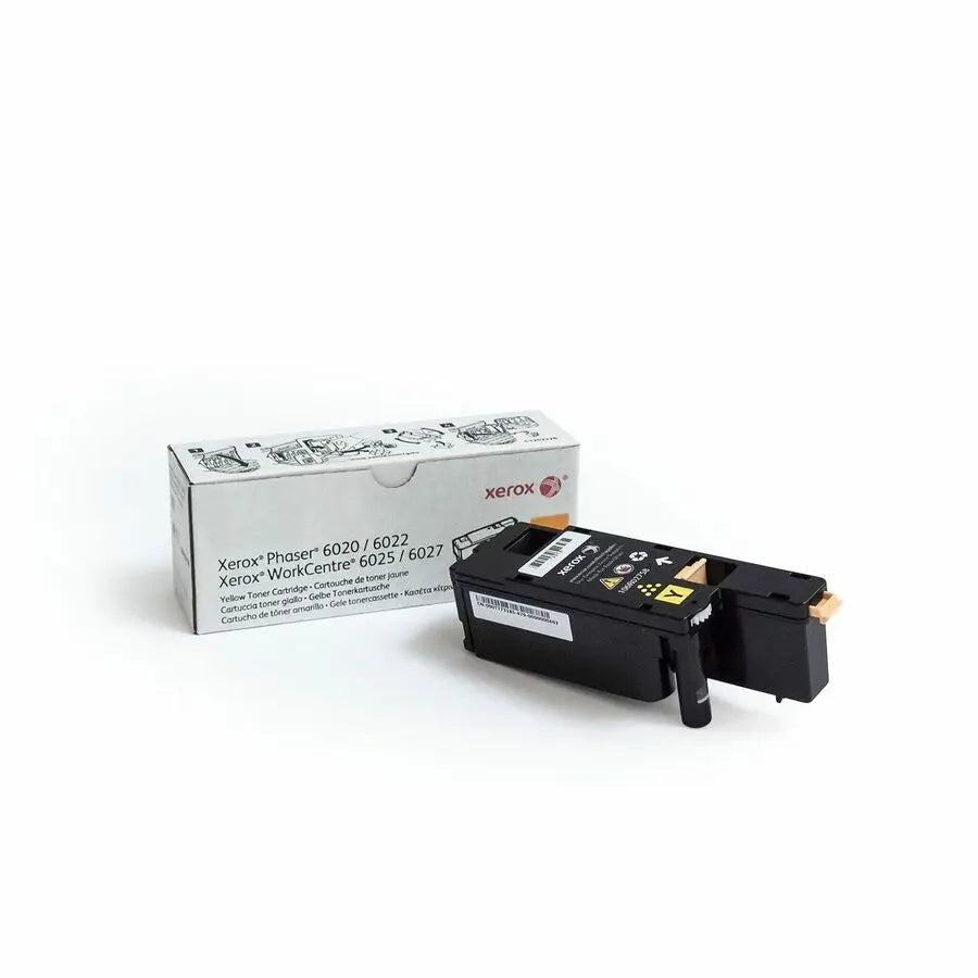 Xerox Phaser 6022/WorkCentre 6027 Yellow Standard Capacity Toner Cartridge (106R02758)