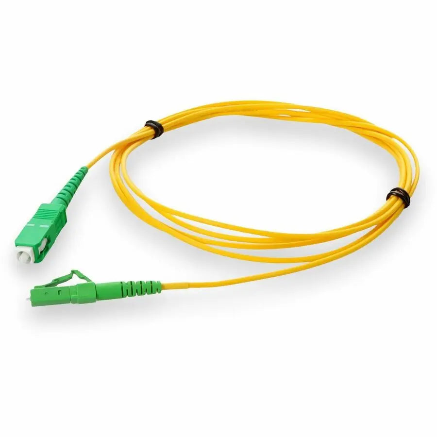 AddOn 2m ALC (Male) to ASC (Male) Yellow OS2 Riser-Rated Simplex Fiber Optic Patch Cable