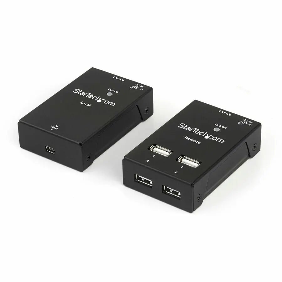 StarTech.com 4 Port USB 2.0-Over-Cat5-or-Cat6 Extender - up to 130ft (40m)
