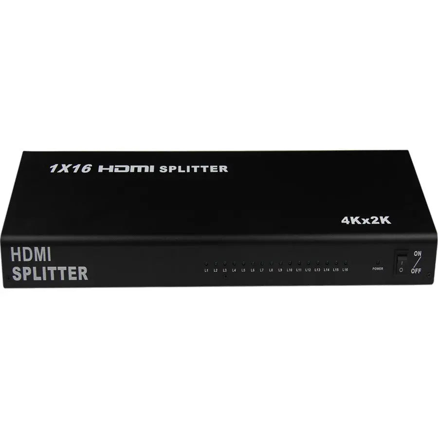 4XEM 16-Port HDMI Splitter and Signal Amplifier for 4K/2K and 3D Support - Model 4XHDMI164K2K