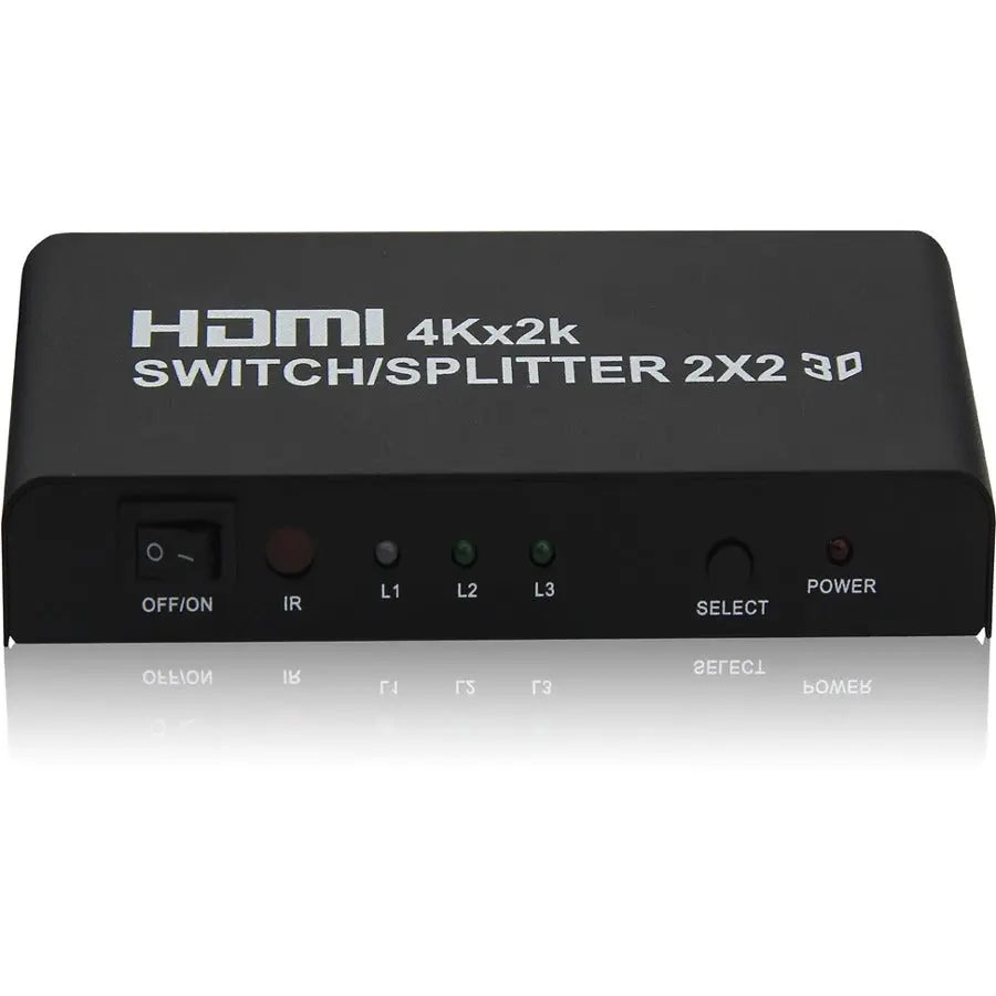 4XEM 4K/2K 2-Port HDMI Switch and Splitter Model 4XHDMI2X24K
