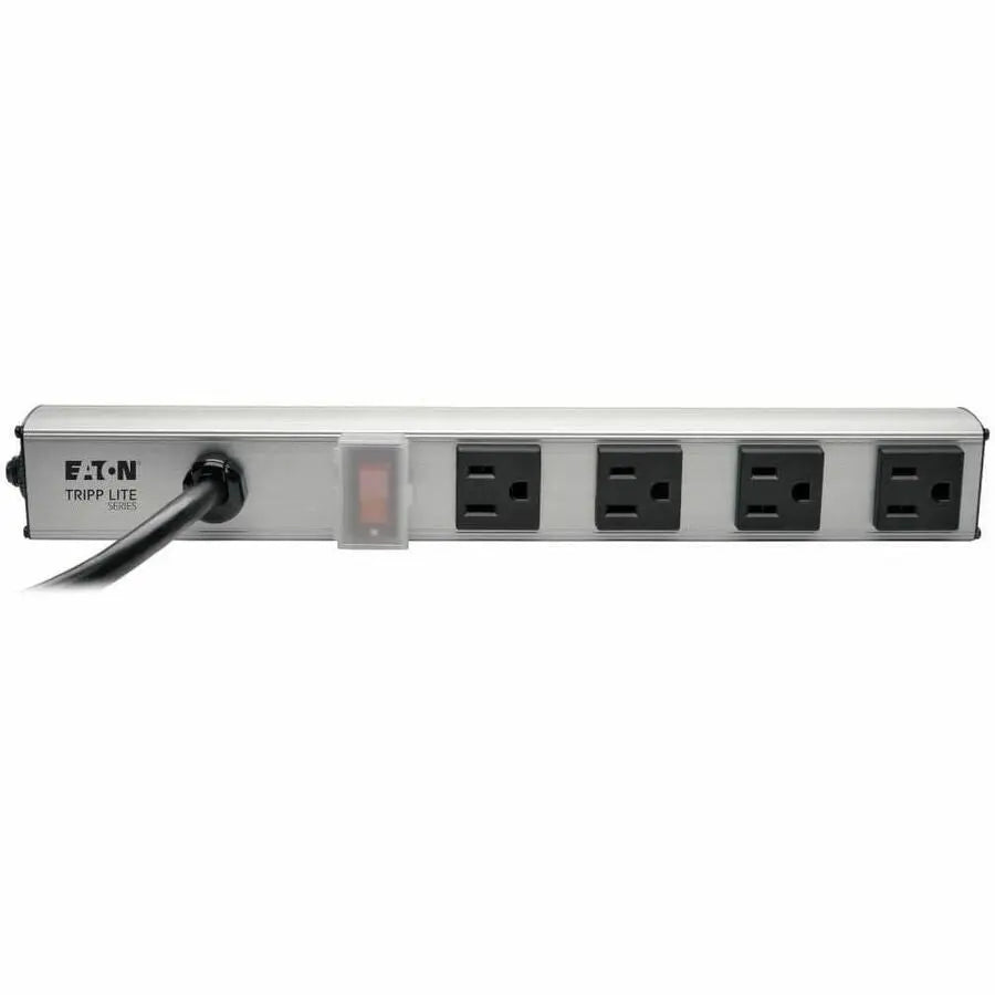 Eaton Tripp Lite Series 4-Outlet Power Strip, 6 ft. (1.83 m) Cord, 5-15P, 12 in.