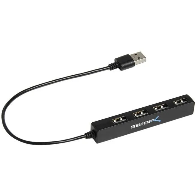 Sabrent 4-Port USB 2.0 Hub HB-MCRM – External USB Hub for Reliable Device Connectivity