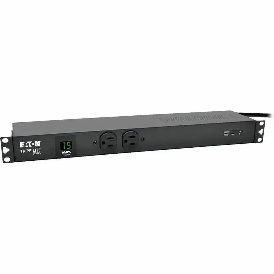 Eaton Corporation Tripp Lite PDUMH15-ISO Metered PDU with Isobar Surge Suppression, 14 Outlets, 1U Rack Mount by Eaton Corporation