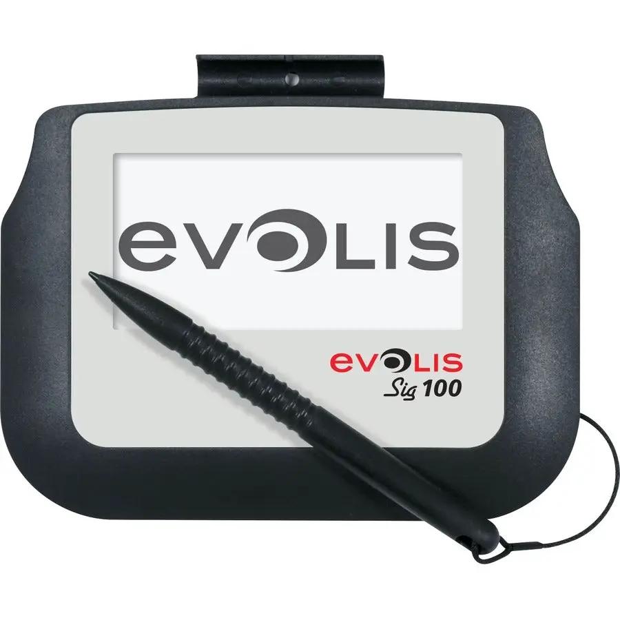 Evolis Sig100 Signature Pad – 4-inch Monochrome Digital Signature Capture Device by EVOLIS