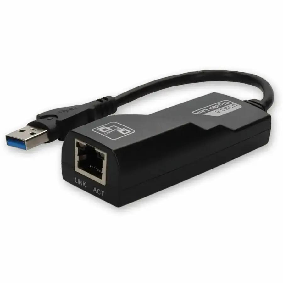 AddOn 5-Pack Lenovo 0A36322 Compatible USB 3.0 to RJ-45 Ethernet Adapter Cables by ADDON