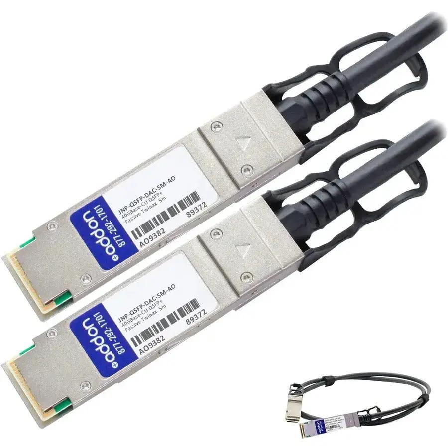 ADDON 5M 40GBase-CU QSFP+ to QSFP+ Passive Copper Twinax Network Cable by ADDON