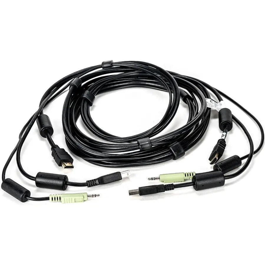 Vertiv CBL0111 Cybex All-in-One KVM Cable with HDMI and Audio, 10 ft.