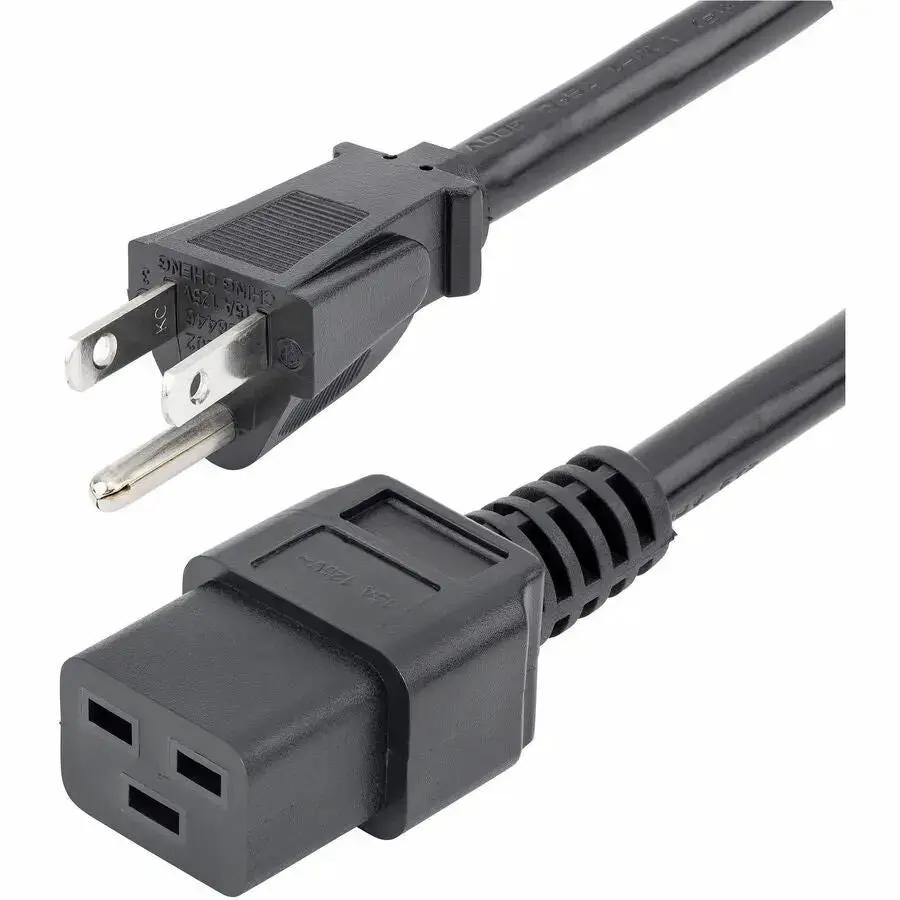 StarTech.com PXT515C19143 3ft NEMA 5-15P to IEC C19 Power Cord for Servers and Networking Equipment by STARTECH.COM