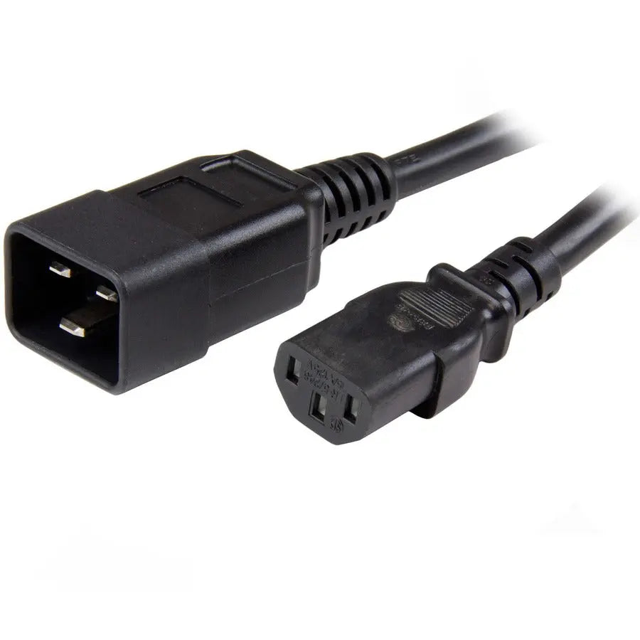 StarTech.com PXTC13C20146 6 ft C13 to C20 Power Cord for High-Power Server Connections