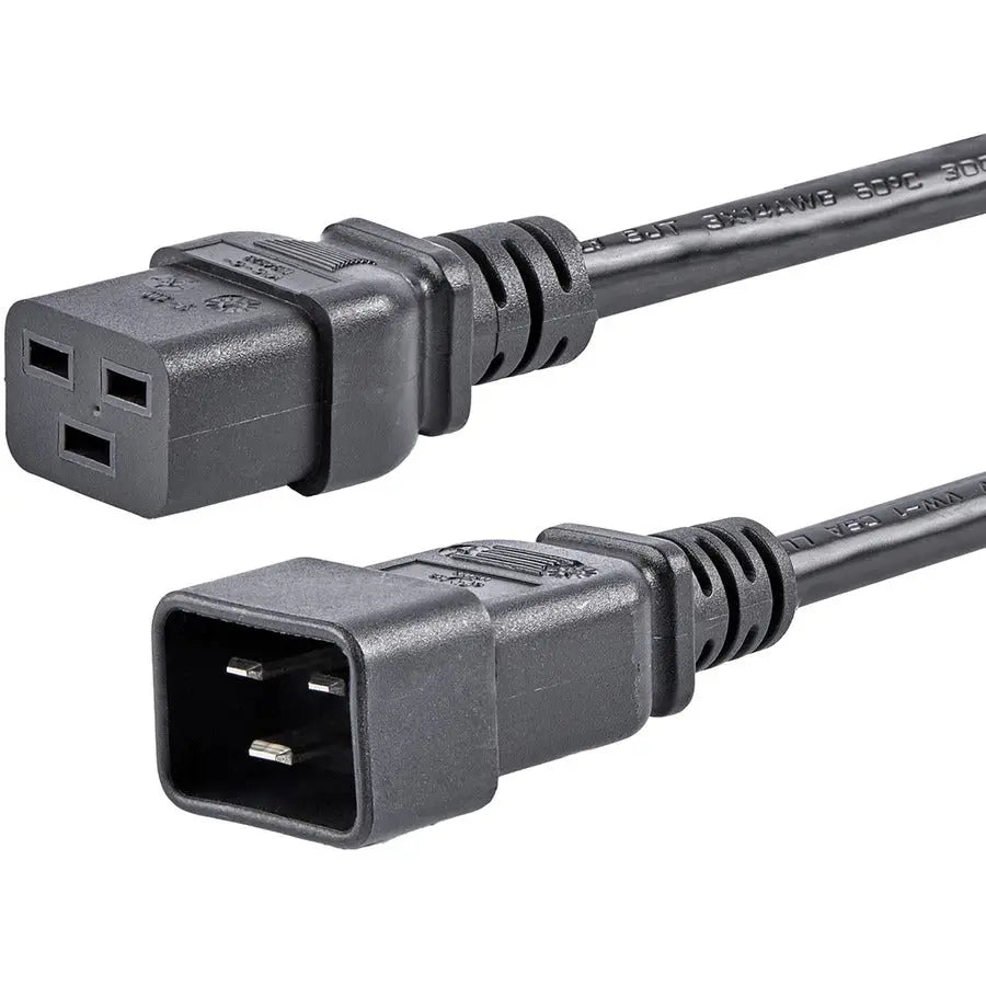 StarTech.com PXTC19C20146 6 ft C19 to C20 Power Cord for Servers and High-Power Equipment