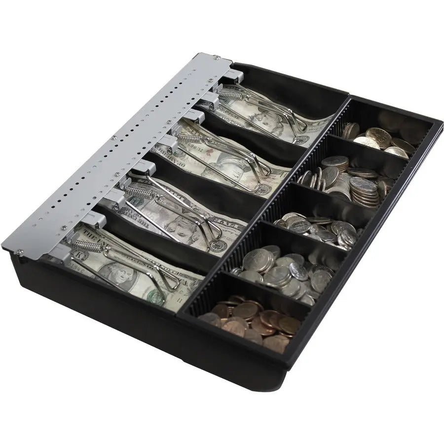 Adesso MRP-13CD-TR 13-Inch POS Cash Drawer Tray with Removable Coin Case and Adjustable Dividers